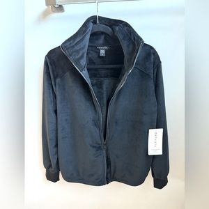 Athleta Recover Cozy Karma Full zip velour jacket Small